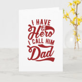 ヒーローがいる カード (黄色い花)