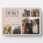 「ヒーローがいる、私たちは彼女を妹と呼ぶ」フォト コラージュ フォトプラーク (正面)