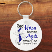 ヒーローが天使になる キーホルダー (正面)