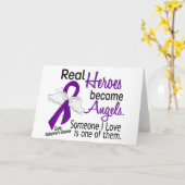 ヒーローが天使のアルツハイマー病になる カード (黄色い花)