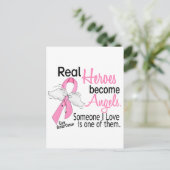 ヒーローが天使の乳がん ポストカード (スタンド正面)