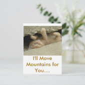 ヒーローすごいの猫 ポストカード (スタンド正面)