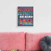 ヒーローすごいの規則 キャンバスプリント (インサイチュ (リビング))