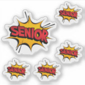 ヒーローすごいシニアシールカスタムカーのセット シール (正面)