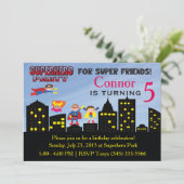 ヒーローすごいパーティの招待状 招待状 (スタンド正面)