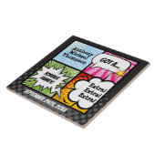 ヒーローすごい漫画ブックの採用、家族のギフト タイル (側面)