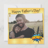 ヒーローすごい父の日Day自分の写真を追加 (正面)