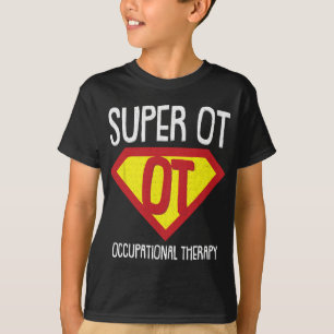 ヒーローすごい職業セラピーカッコいいOT-Aセラピー Tシャツ