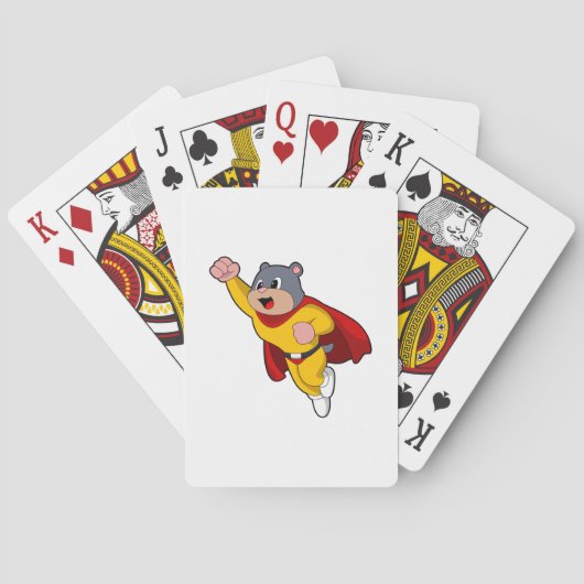 ヒーローとしてのモグラ トランプ (裏面)