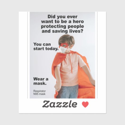 ヒーローになってビニール救のステッカーを生きる シール (シート)