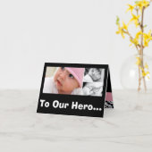 ヒーローに！誕生母の日！ カード (黄色い花)