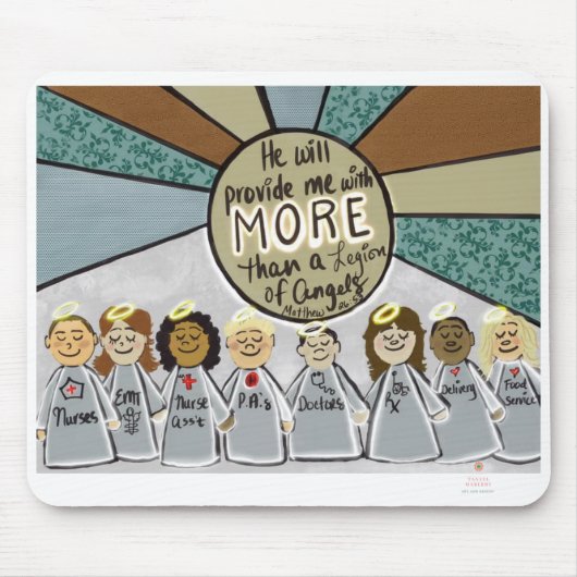 ヒーローのマウスパッド マウスパッド (正面)