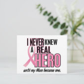 ヒーローの母親実在を知ったことがない(乳がん) ポストカード (スタンド正面)