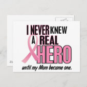 ヒーローの母親実在を知ったことがない(乳がん) ポストカード (正面/裏面)