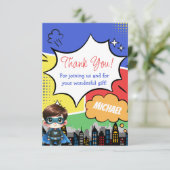 ヒーローの誕生日 サンキューカード (スタンド正面)