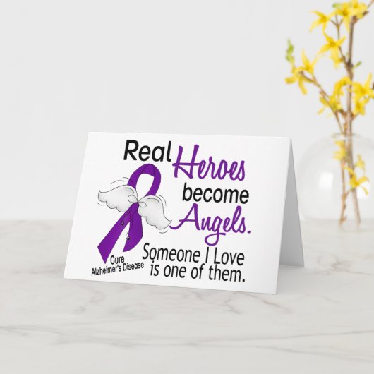 ヒーローは天使に アルツハイマー病 カード (黄色い花)