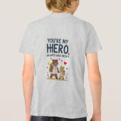 ヒーローへの感謝を込めた名言Tシャツ トライブレンドTシャツ (裏面)