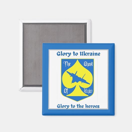ヒーローへの栄光ウクライナ戦闘機エース磁石 マグネット (正面/裏面)