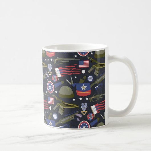 ヒーローへの退役軍人の日 コーヒーマグカップ (右)