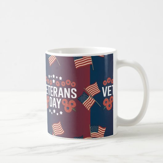 ヒーローへの退役軍人の日 コーヒーマグカップ (右)