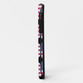 ヒーローアメリカン国旗のスターストライプ赤白青 Case-Mate iPhoneケース (裏面/左)