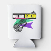 ヒーローギターレジェンドレトロヴィンテージイラストレーション缶 缶クーラー (裏面)