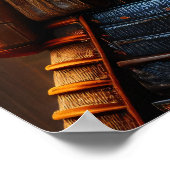 ヒーローゴールデン叙事詩サムライウォリアデジタルアート ポスター (角)