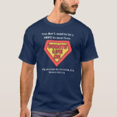 ヒーローシャツがライフNCを寄付 Tシャツ (正面)