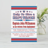 ヒーローズウェルカム軍隊ウェルカムホーム招待状 招待状 (スタンド正面)