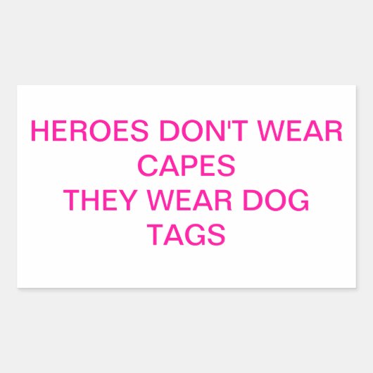 ヒーローズドゥ衣服ケープ 長方形シール (正面)