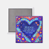 ヒーローズ衣服スクラブハートフローラナースドクター マグネット (正面/裏面)