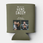 ヒーローダディ父の日2フォトコラージュ 缶クーラー (裏面)