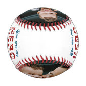 ヒーローダディ父の日2フォトコラージュ 野球ボール (裏面)