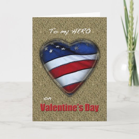 ヒーローバレンタイン愛国ハート シーズンカード (正面)