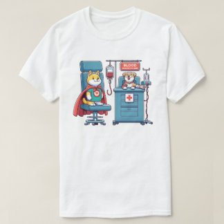 ヒーローパップス献血 – Lifesaver Canine Tee Tシャツ