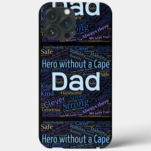 ヒーローパパカスタムケースメイトiPhoneケース Case-Mate iPhoneケース (裏面)