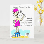 ヒーローパパハッピーファーザーズデイ カード (黄色い花)