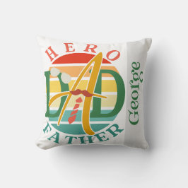 ヒーローパパフェイスサンセットタイムスヒー&サングラス クッション