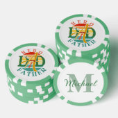 ヒーローパパフェイスサンセットタイムスヒー&サングラス ポーカーチップ (積み重ね)