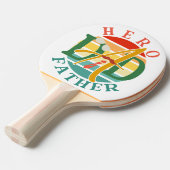 ヒーローパパフェイスサンセットタイムスヒー&サングラス 卓球ラケット (正面アングル)