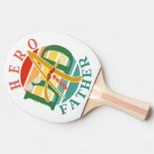 ヒーローパパフェイスサンセットタイムスヒー&サングラス 卓球ラケット (横)