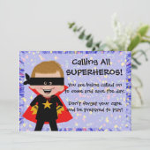 ヒーローパーティーの招待状 招待状 (スタンド正面)