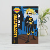 ヒーローパーティーの招待状 招待状 (スタンド正面)