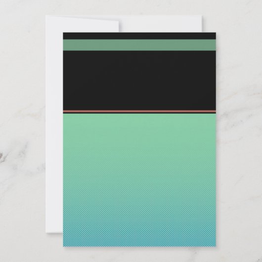 ヒーローパーティー招待状コミックブックカバースタイル 招待状 (裏面)