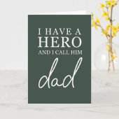 ヒーローファーザーズの日札を持っている カード (黄色い花)