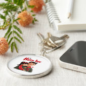 ヒーローファーザーズデイキーチェーン キーホルダー (側面)