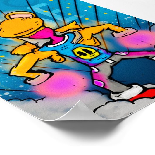 ヒーローポーズ ポスター (角)