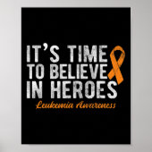 ヒーロー信じのがん白血病に入る時間 ポスター (正面)