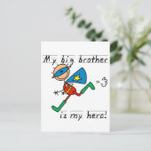 ヒーロー兄Tシャツとギフト ポストカード (スタンド正面)