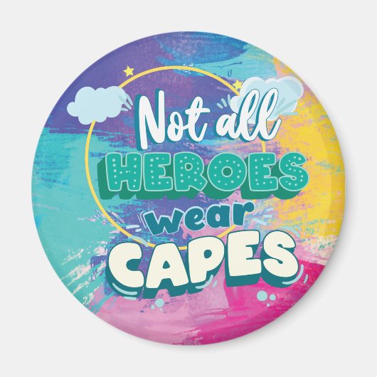 ヒーロー全員が衣服帽ではない。 マグネット (正面)